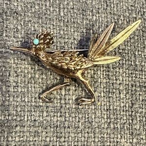 Roadrunner Brooch